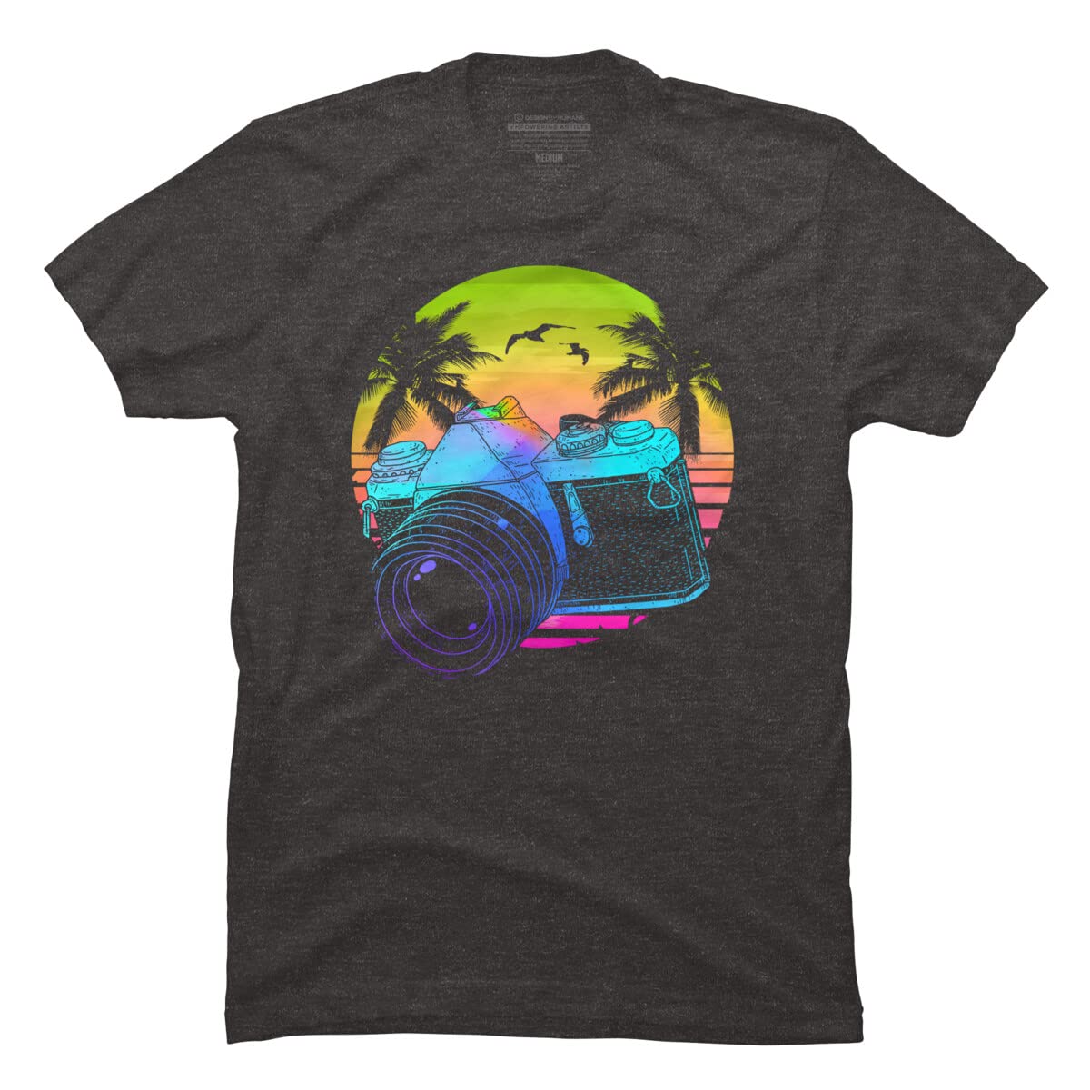 Retro Photography Vintage T-Shirt for Men - Cool Graphic Tee with Artistic Design - Perfect for Casual Wear, Street Style & Photography Enthusiasts