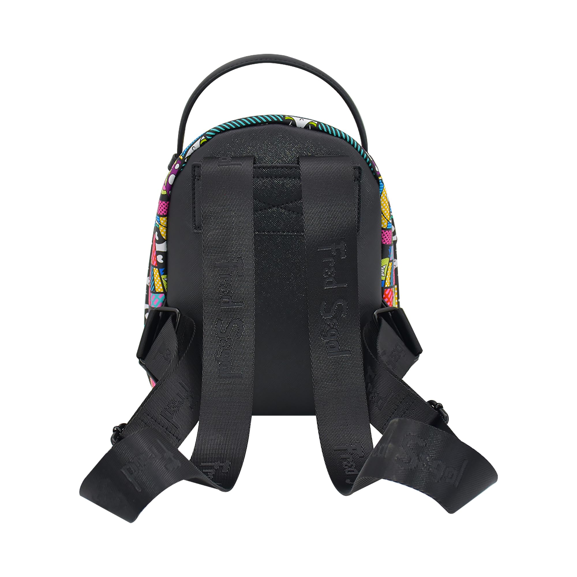 Concept One Fred Segal The Powerpuff Girls Mini Backpack - Small Travel Bag & Purse for Men & Women (Blossom, Bubbles, Buttercup, 9 Inch) - Perfect for School, Travel & Comic Conventions
