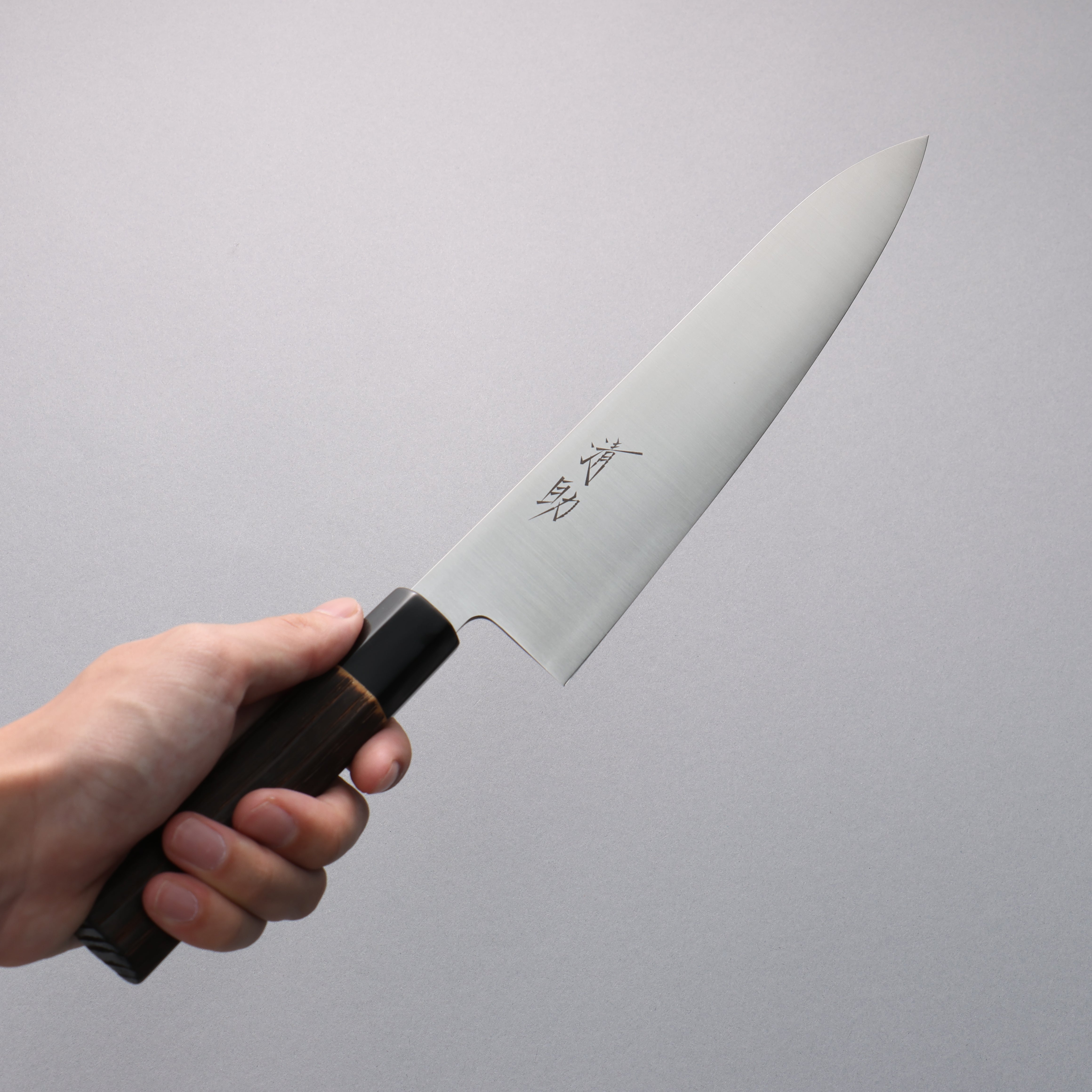 Premium Seisuke Swedish Steel Gyuto Chef Knife 240mm - Handcrafted with Burned Chestnut Handle - Perfect for Professional Chefs & Home Cooking