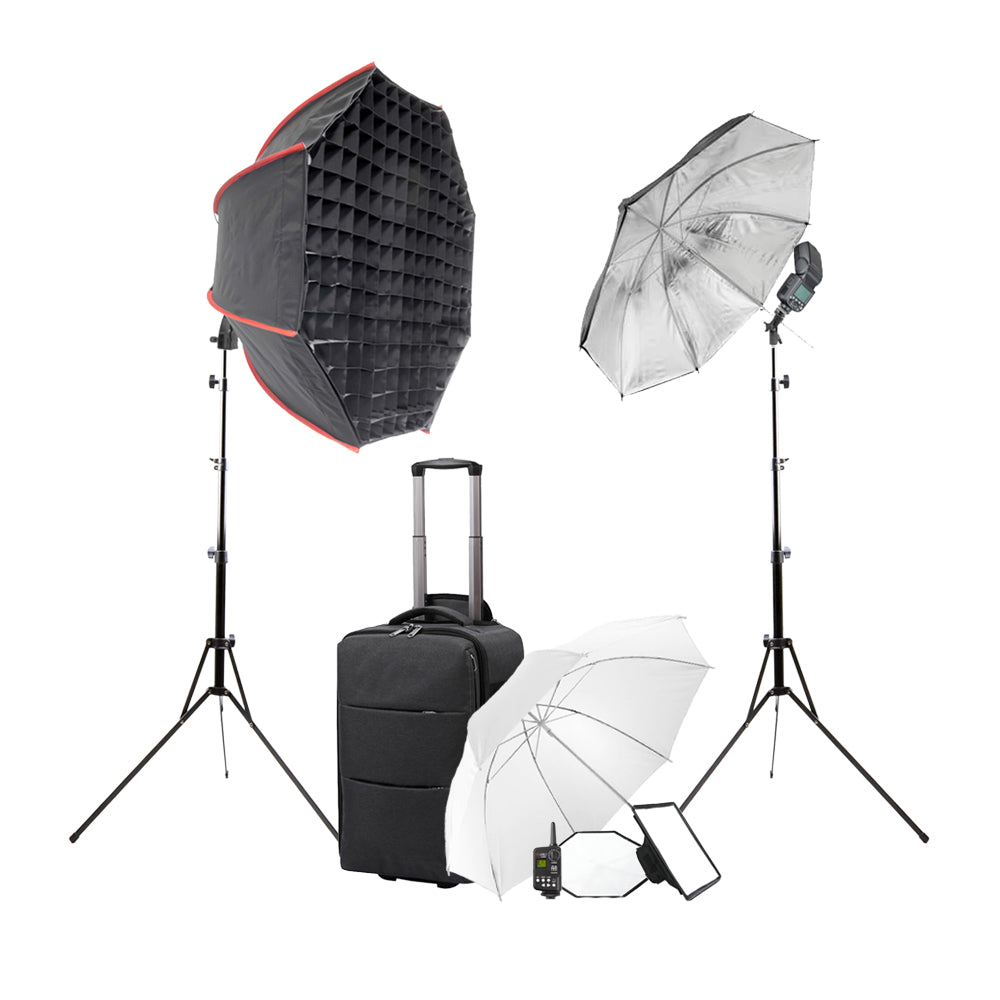 Godox V860III Speedlite Flash Kit - Professional TTL Camera Flash with Li-ion Battery, Wireless Control for Canon/Nikon/Sony (Twin Kit) - Perfect for Portrait, Wedding, and Event Photography