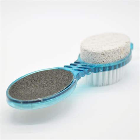 Kunya 4-in-1 Foot File & Pedicure Brush Set - Multi-Use Pedicure Paddle for Cleansing, Scrubbing, Filing & Buffing - Professional Manicure & Pedicure Tool for Home Spa & Nail Care