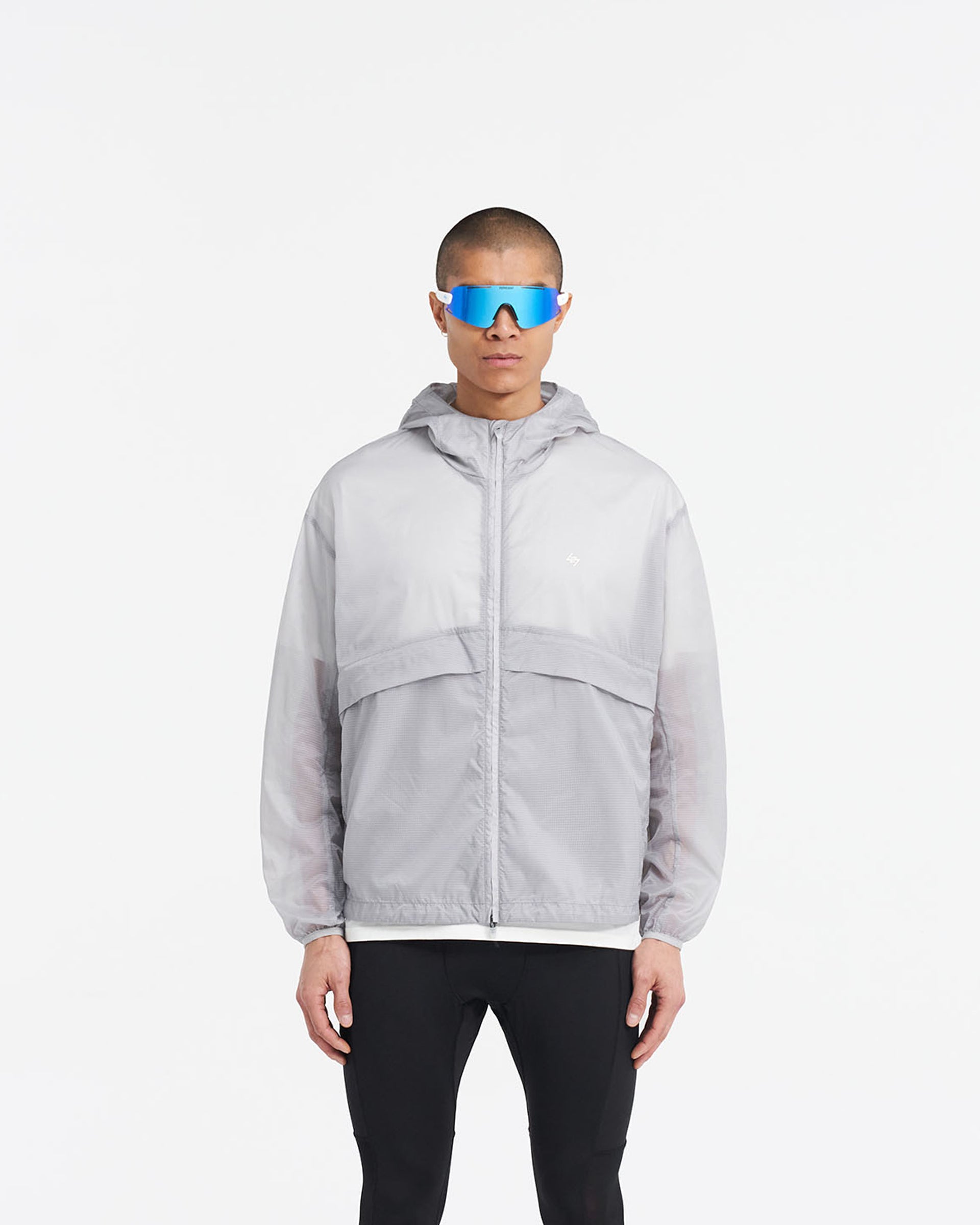 247 Hooded Training Jacket for Men & Women - Lightweight Moonstone Athletic Jacket for Gym, Running & Outdoor Workouts