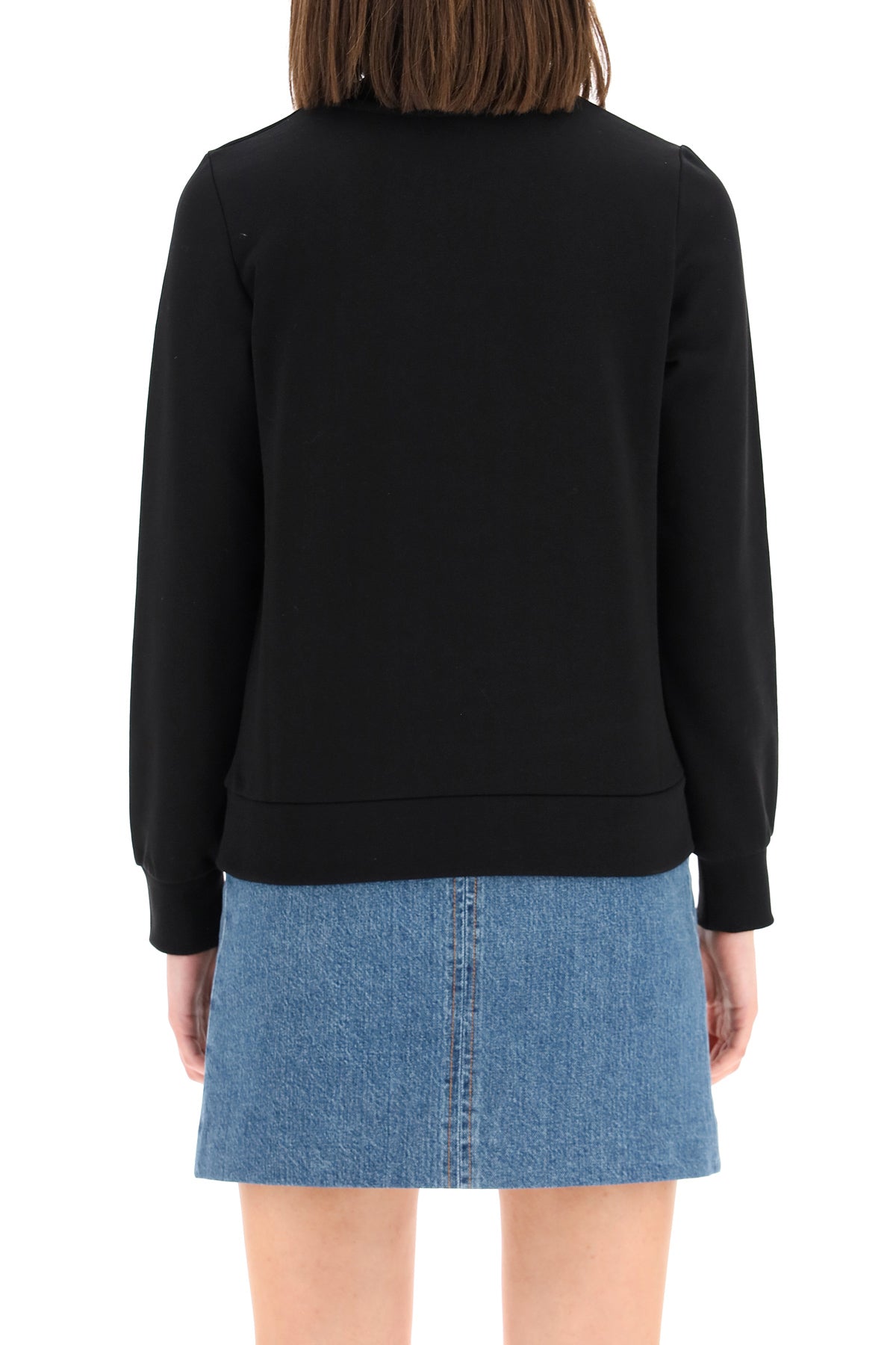 APC Logo Embroidered Sweatshirt for Men & Women - Casual Pullover Hoodie for Streetwear & Everyday Comfort