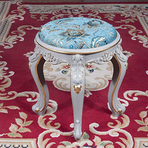 Ivory White Blue Velvet