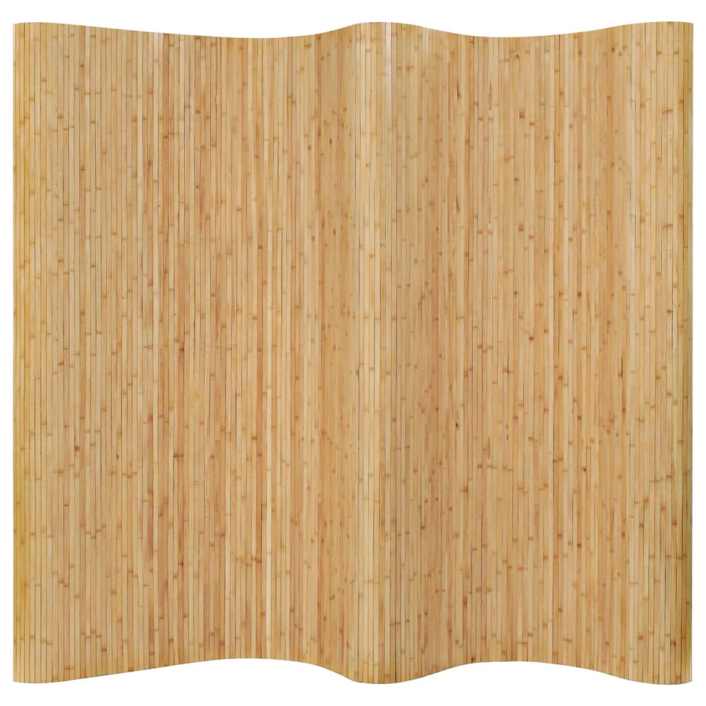 Bamboo Room Divider 98.4x65 Inch - Tall Wide Freestanding Partition Screen for Home, Office, Restaurant & Bedroom Privacy - Natural Gray - Perfect for Space Separation, Room Decoration and Creating Private Areas