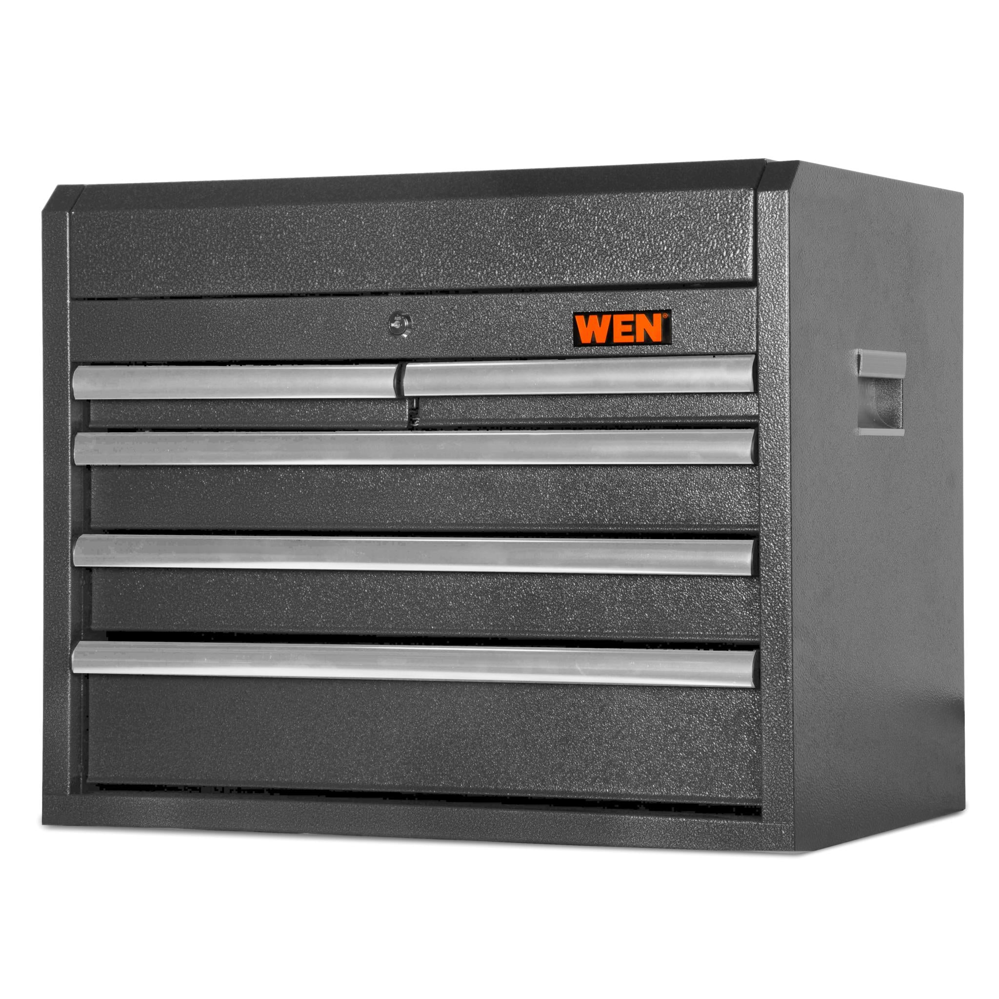 WEN GG261T 26-Inch Heavy Duty Tool Chest - 21 Gauge Powder Coated Steel Toolbox for Garage, Workshop & Professional Use | Durable Storage for Tools & Equipment