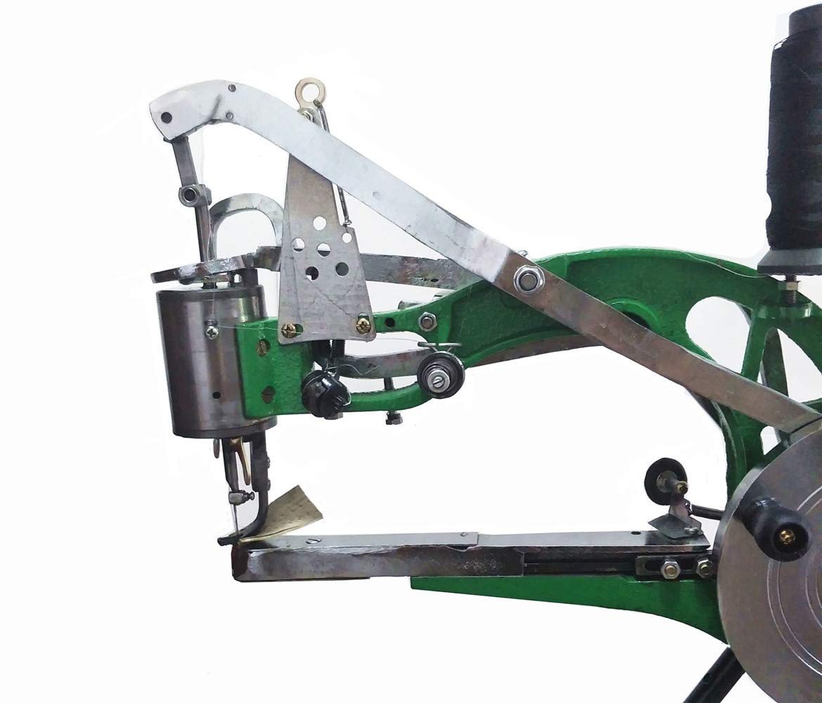 FQTANJU Manual Shoe Repair Sewing Machine - Heavy Duty Leather & Canvas Stitching Tool for Cobblers & DIY Shoe Fixing - Perfect for Boots, Bags, Belts & Upholstery Repairs at Home or Workshop