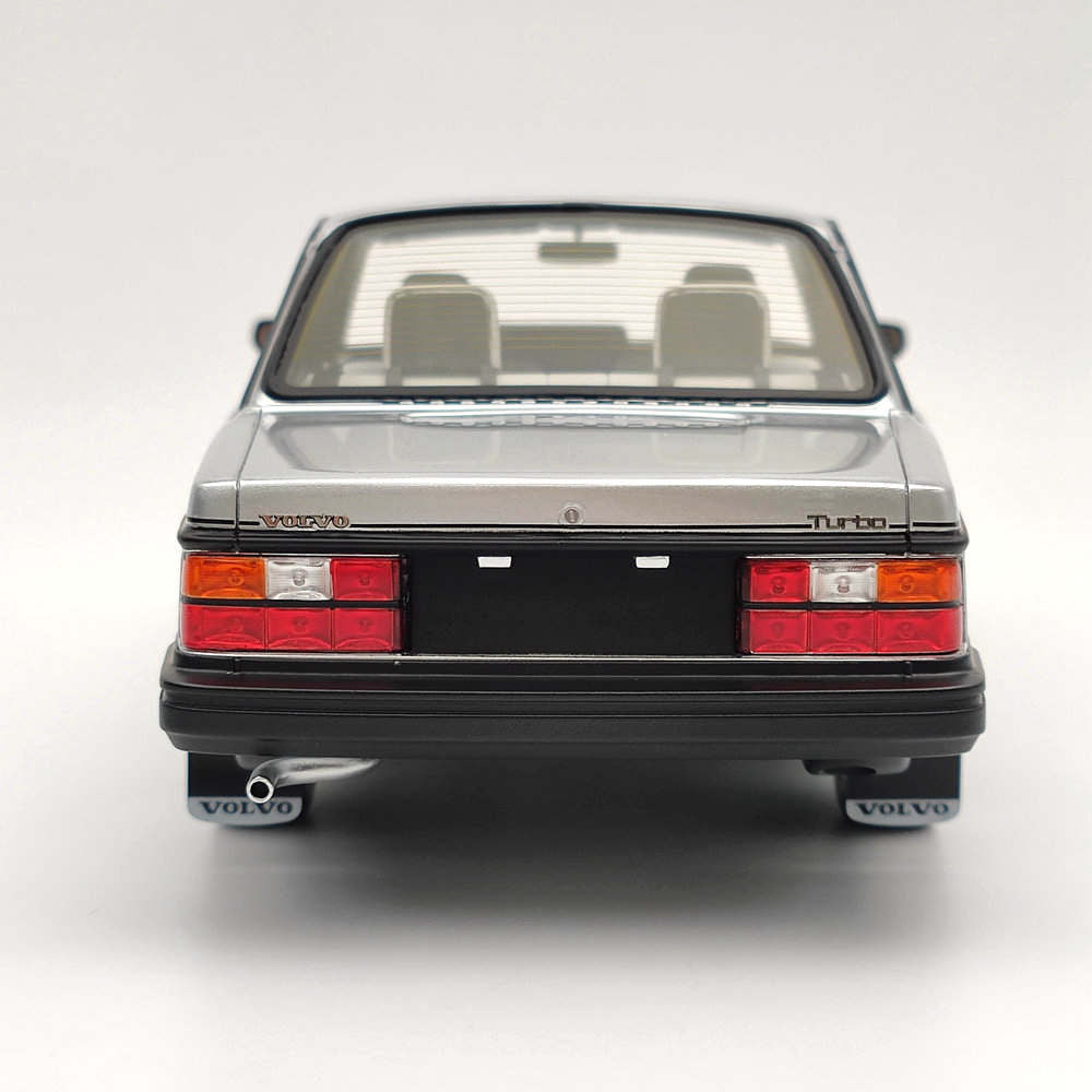 1/18 Scale Volvo 244 Turbo Resin Model Car - Limited Edition Silver Collectible (DNA000115) | Perfect for Display, Collection & Gift Giving