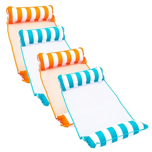 Light Blue & Orange (4 Pack)