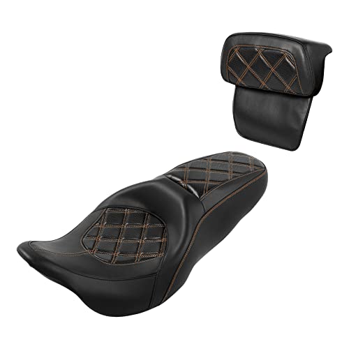 Seat + Passenger Sissy Bar Black Orange