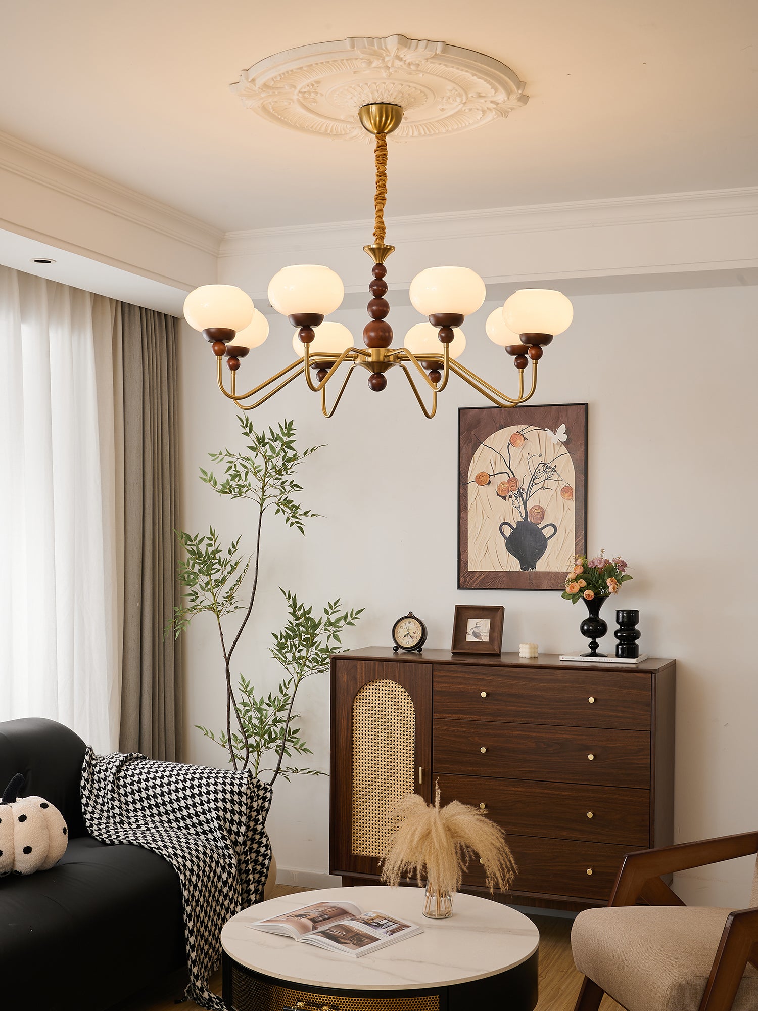 Elegant Bellini Crystal Chandelier - Modern Luxury Ceiling Light Fixture for Dining Room, Bedroom & Living Room Decor