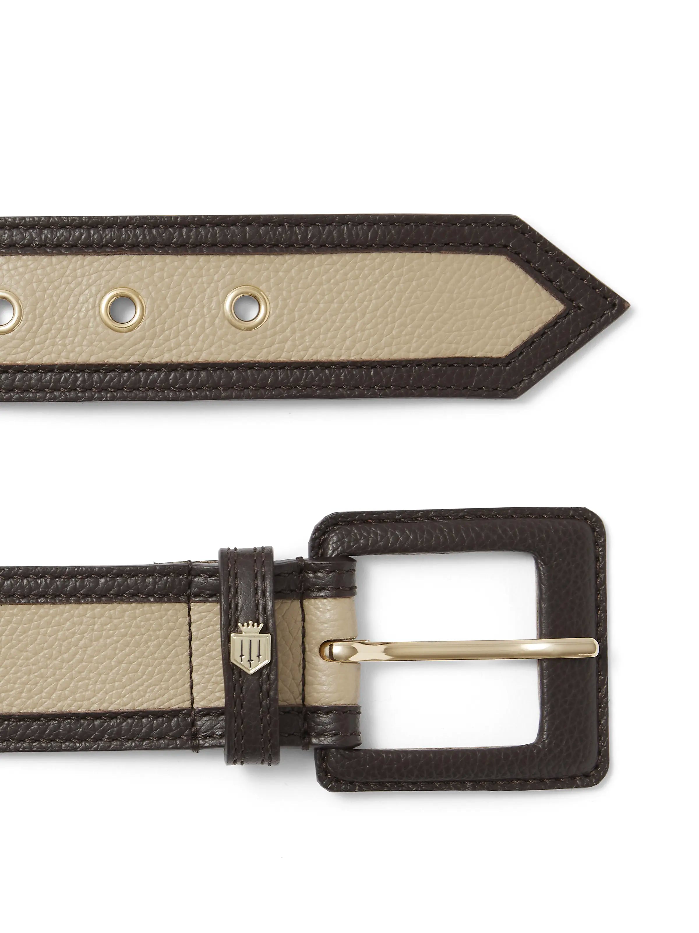 Marseille Belt - Genuine Leather Caramel & Chocolate Brown - Stylish & Durable for Men & Women - Perfect for Casual, Office & Formal Wear