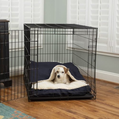 Cozy Cave Dog Crate Bed - Soft & Warm Pet Bed for Small to Large Dogs in Multiple Colors - Perfect for Kennels, Crates & Indoor Use