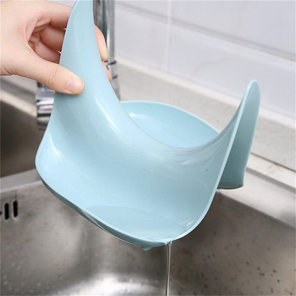Organizer Rack Spoon Rest Pot Pan Lid Rack Stand Kitchen Holder Tool - Blue Utensil Pot Holders Pan Cover Holder for Efficient Cooking and Storage