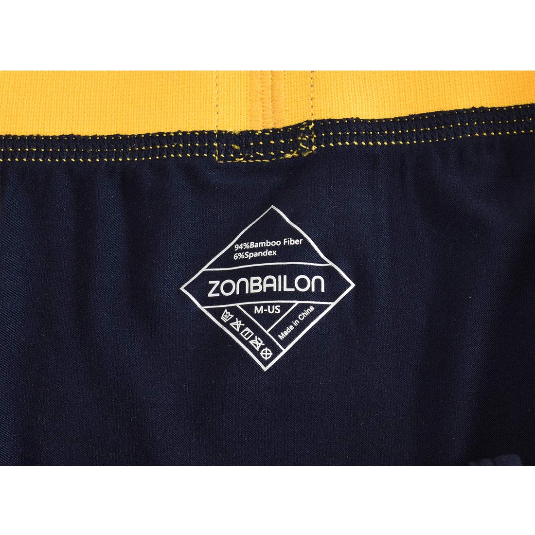 **ZONBAILON Men's Boxer Briefs - Soft Cotton Underwear for Comfort & Support - Perfect for Workout, Daily Wear & Travel**