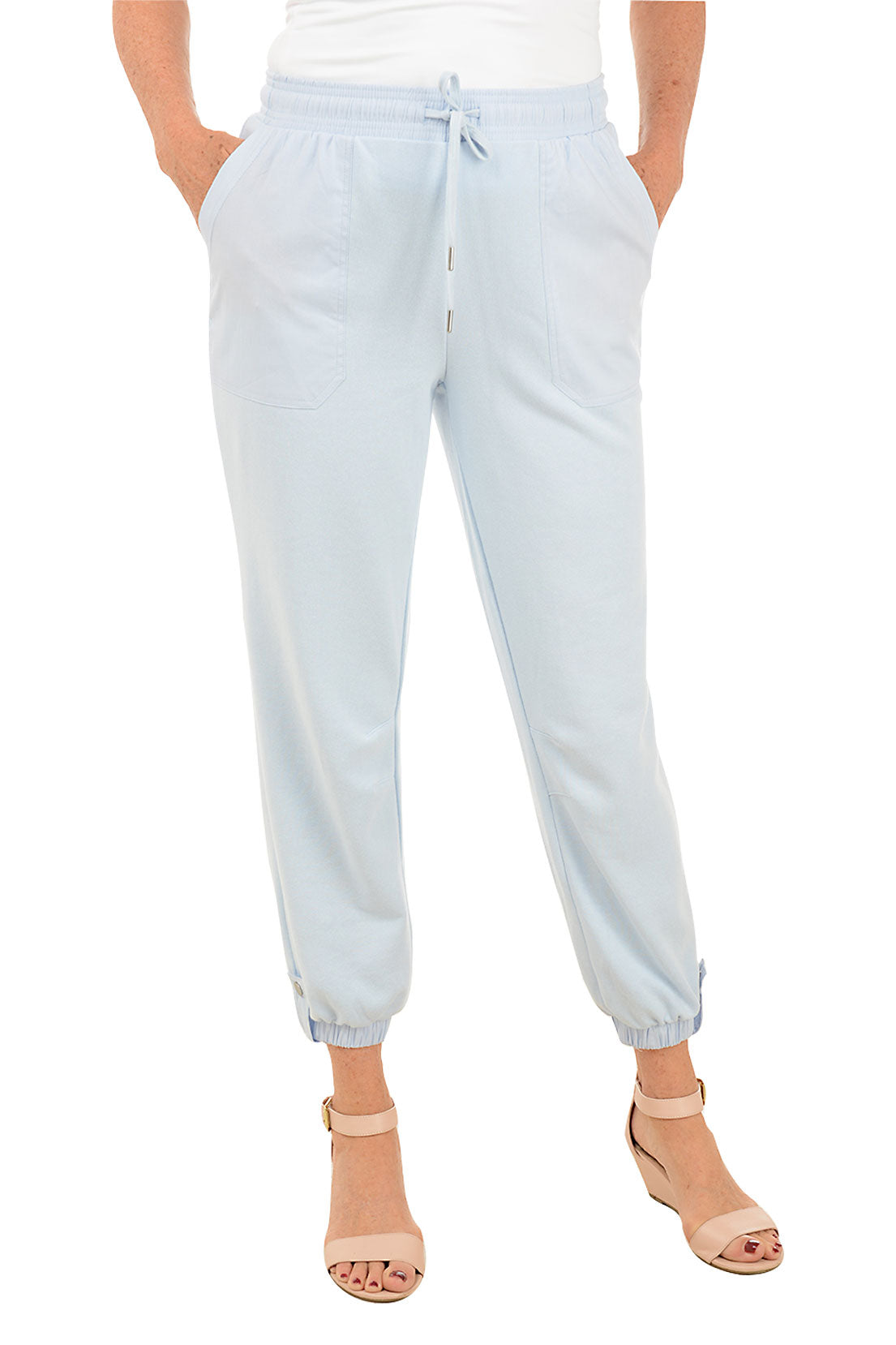 Stylish Button Tab Hem Jogger Pants for Women - Comfortable Casual Lounge Pants for Yoga, Running & Home Wear