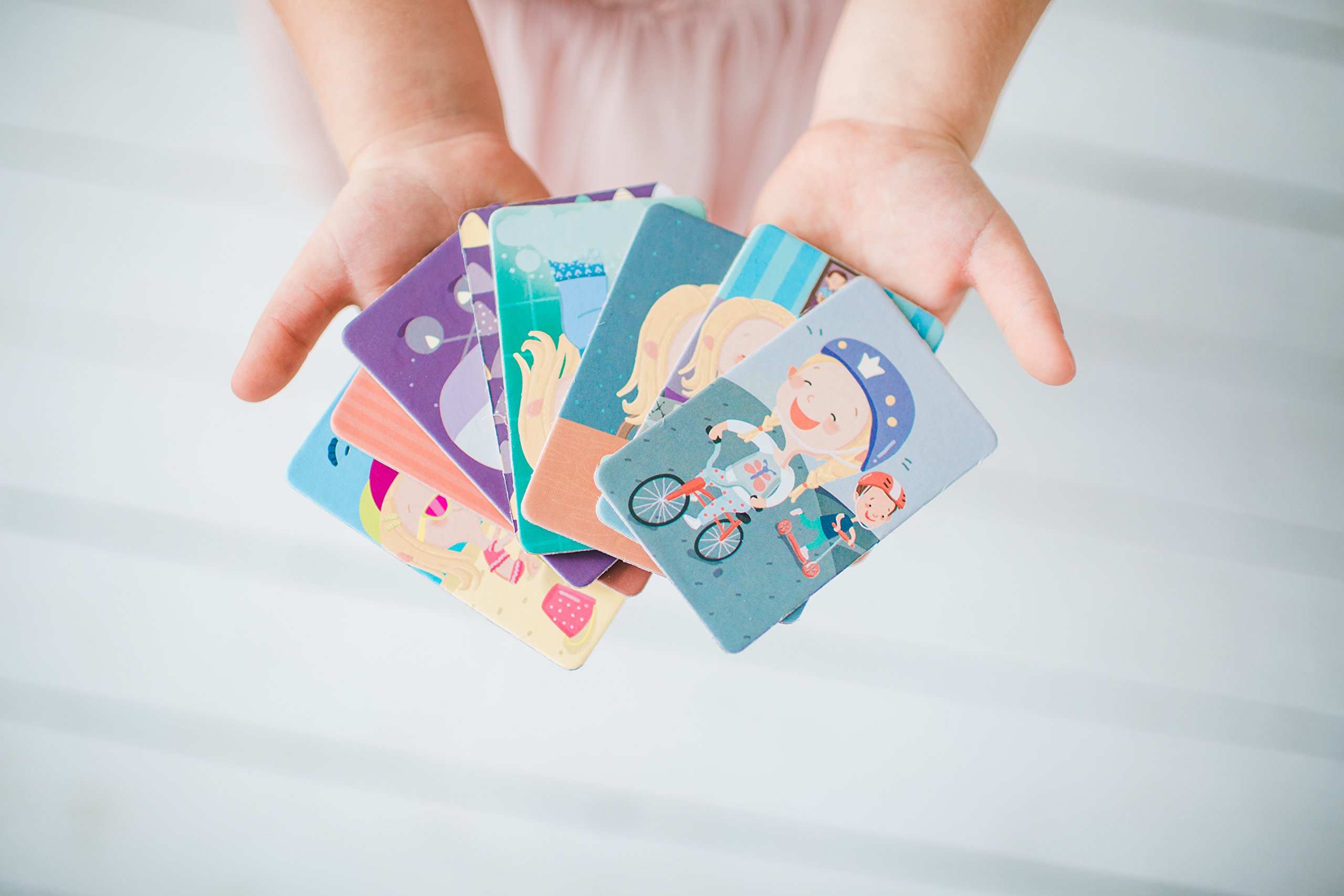 OKID Magnetic Picture Cards for Kids - Visual Schedule for Daily Routines & Toddler Activities, Autism & ADHD Communication Tools with Picture Exchange System - Perfect for Home, Classroom & Therapy Use