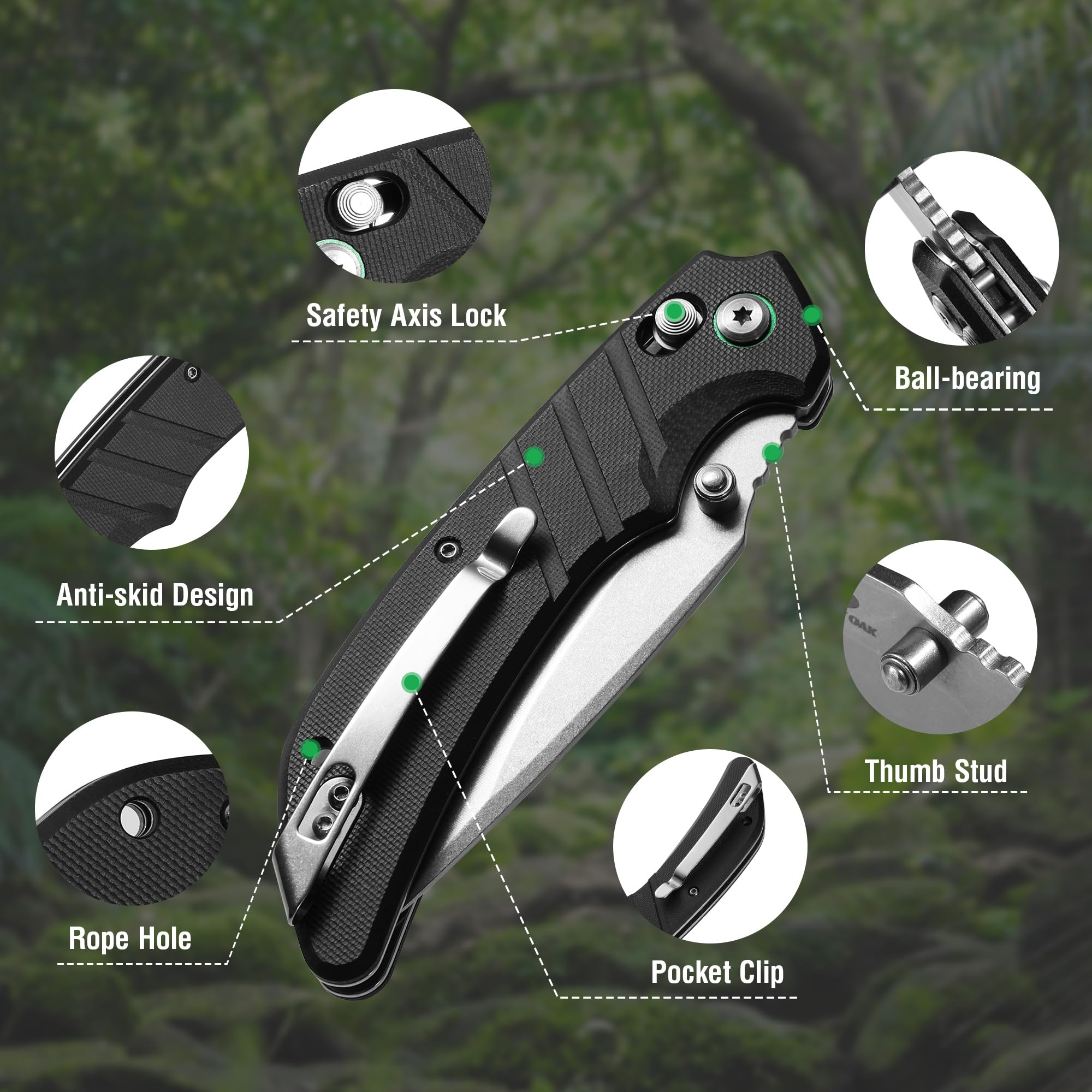MOSSY OAK Folding Pocket Knife - 4