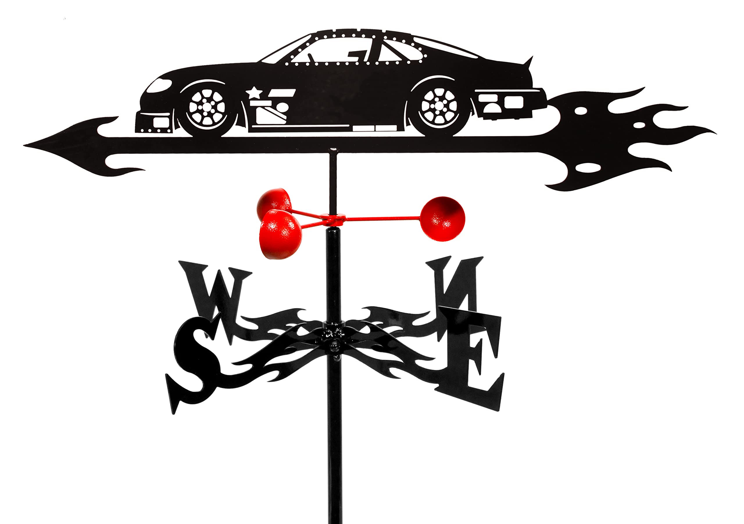 Farrell Series Stock CAR Side Mount Weathervane - New Antique-Style Copper Weather Vane for Classic Cars, Trucks & Barns - Perfect for Automotive Restoration, Farmhouse Decor & Outdoor Garden Accent