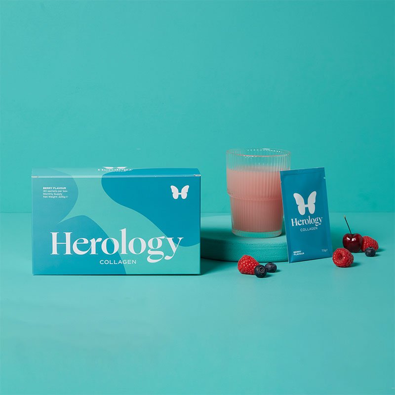 Herology Collagen Berry Supplement - Anti-Aging Skin Care with Natural Collagen Peptides & Berry Extract for Youthful Glow | Supports Hydration & Elasticity | Perfect for Daily Beauty Routine & Wellness Regimen