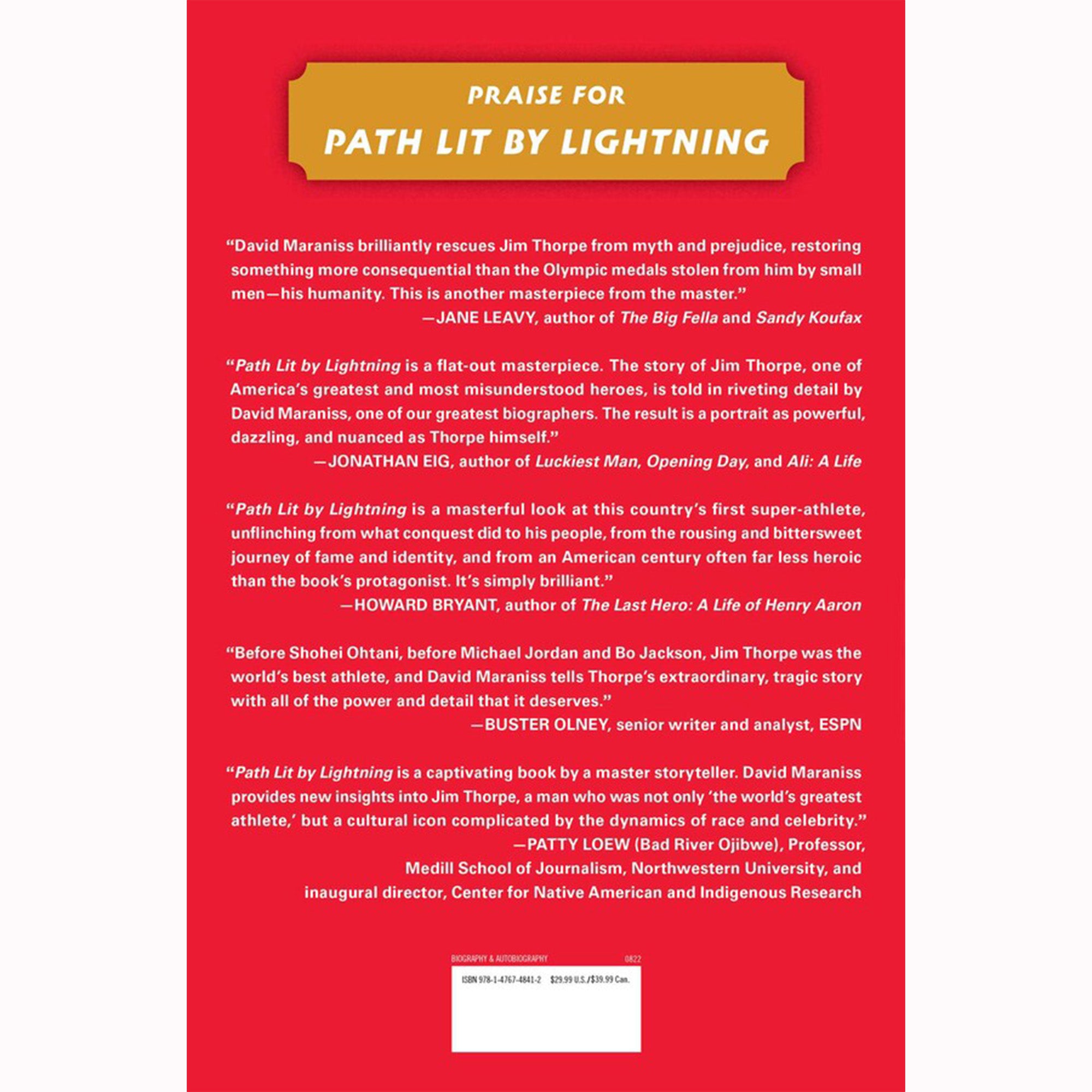 Path Lit by Lightning: The Life of Jim Thorpe - Biography of Legendary Athlete & Olympian | Inspirational Sports History Book for Fans & Students
