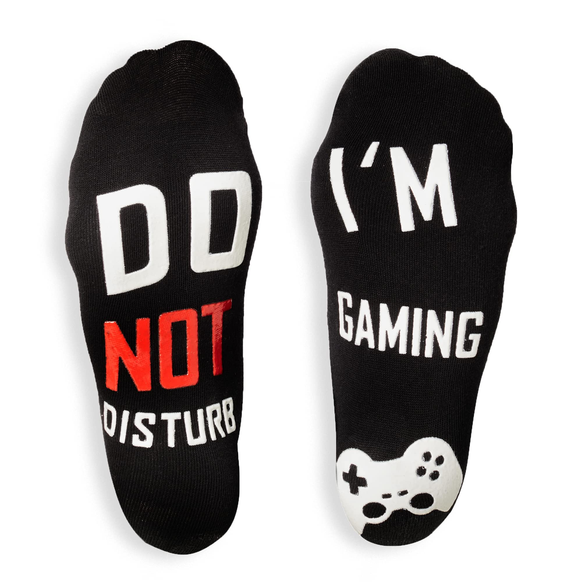 Gamer Socks for Men, Boys & Teens - Fun & Comfortable Gaming Socks with 'Do Not Disturb' Design - Perfect Gift for Gamers - Ideal for Gaming Sessions, Esports & Relaxing at Home