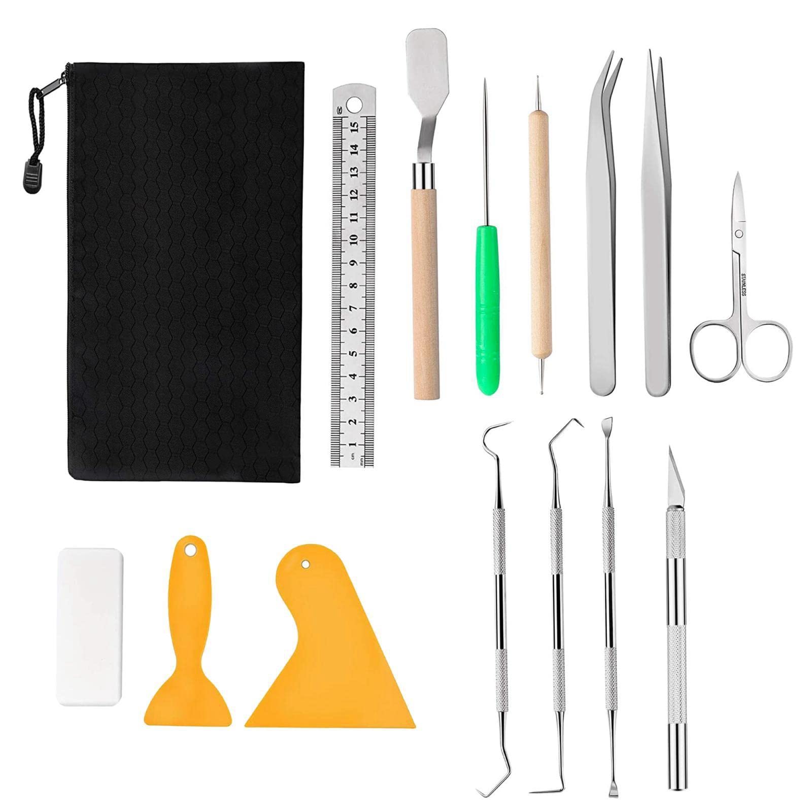 AMLESO 15PCS Weeding Tools Kit - Garden Weed Removal Set for Outdoor Use