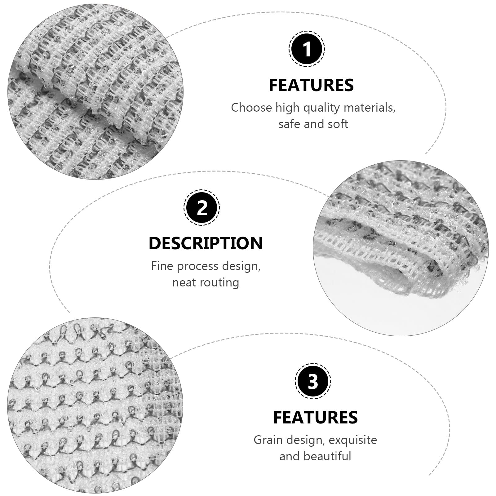 EXCLUZO 1PC Extra Long Back Scrubber Towel - Exfoliating Bath Towel for Deep Cleansing & Dead Skin Removal - Perfect for Shower, Spa, and Home Use
