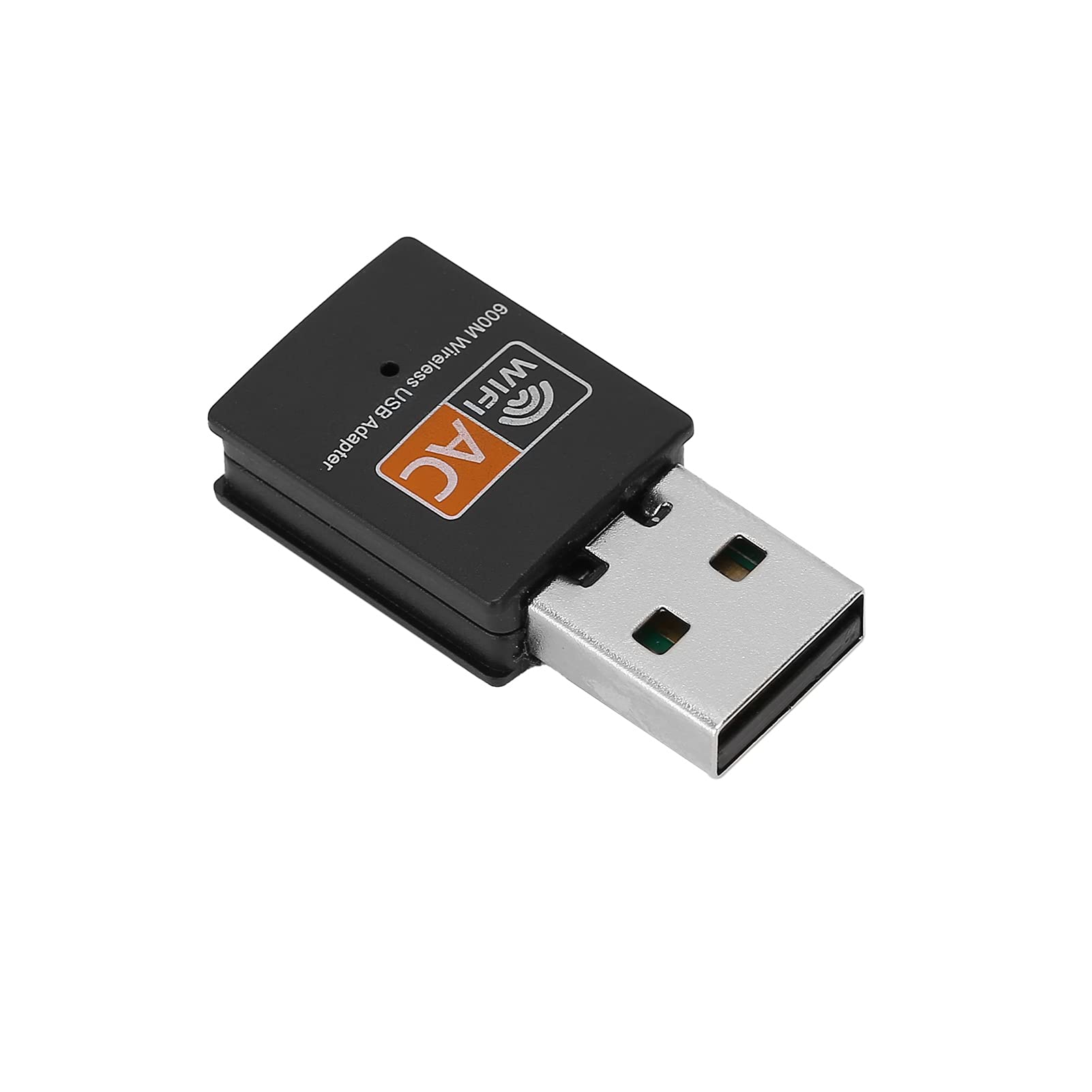 Zunate 600Mbps Dual Band USB WiFi Adapter for PC Laptop - Black | Fast 2.4G/5G for Gaming Streaming
