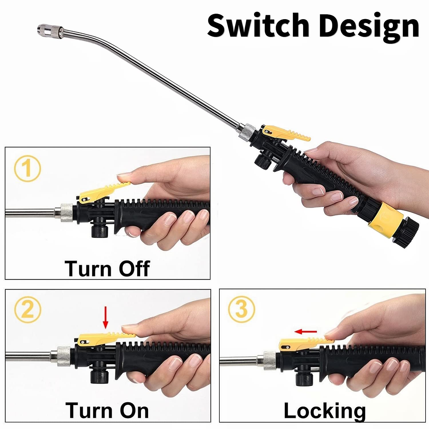 **RV Water Heater Tank Rinser - Metal Tube Flusher with Powerful Spray, Removes Sediment & Scale - Perfect for RV Maintenance & Winterizing (Flush Wand)**    *(Use Case: Ideal for cleaning RV water heaters, removing buildup, and preparing for winter storage.)*