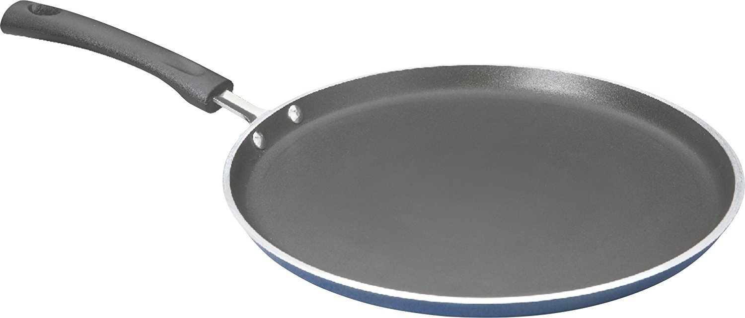 Premium G&D Aluminum Non-Stick Tawa Griddle - 3mm Thick Induction & Gas Stove Compatible - Perfect for Egg Omelettes, Flat Pancakes & Indian Cooking - Ideal for Home Kitchens & Restaurant Use