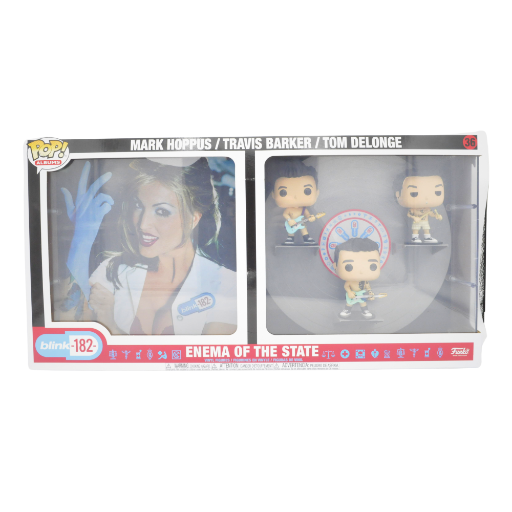 Funko Pop! Blink 182 – Enema of the State Deluxe Album Vinyl Figure (Full Band Set) - Perfect for Music Lovers & Pop Culture Collectors, Great for Home Decor, Office Display & Gift Giving