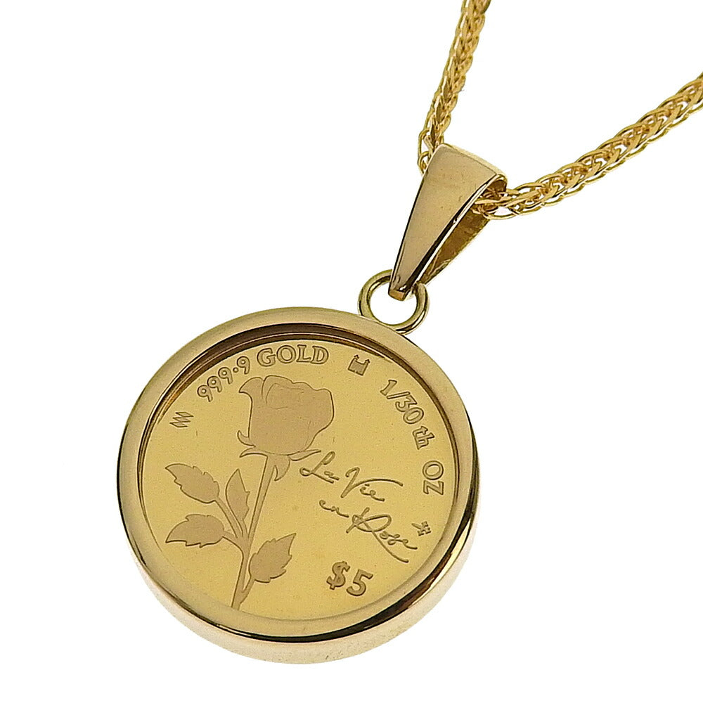 18K Gold 1/30 Ounce Coin Necklace for Women - Elegant Minimalist Jewelry Gift for Birthday, Anniversary & Valentine's Day - Perfect for Everyday Wear & Special Occasions