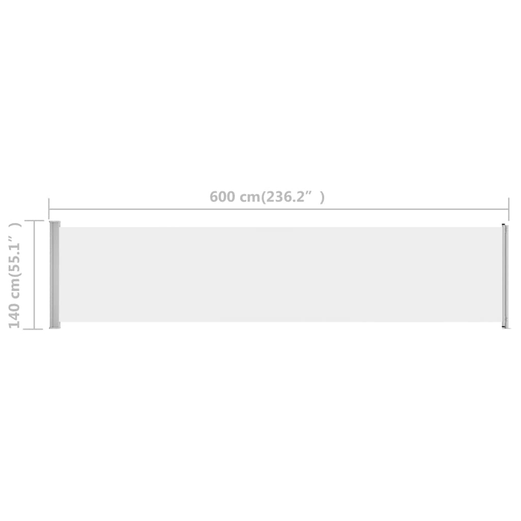 CHARMMA Retractable Side Awning - 55.1