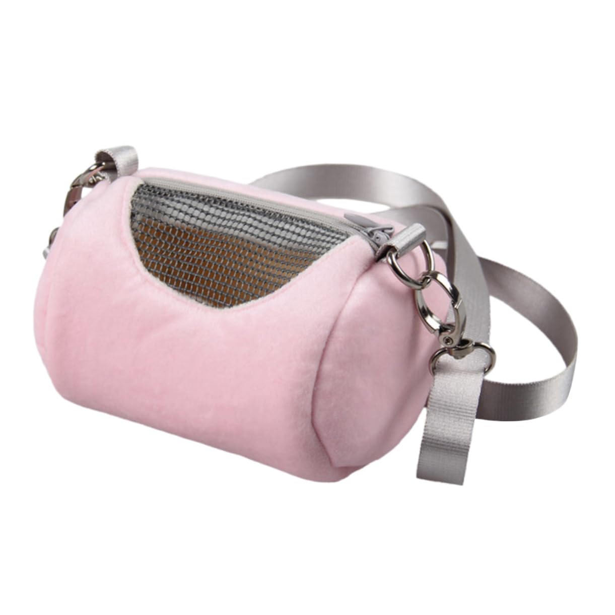 Angoily Portable Hamster Carrier Backpack - Adjustable Straps, Cylinder Design for Small Pets (Hamsters, Rats, Birds) - Perfect for Travel, Vet Visits & Outdoor Adventures