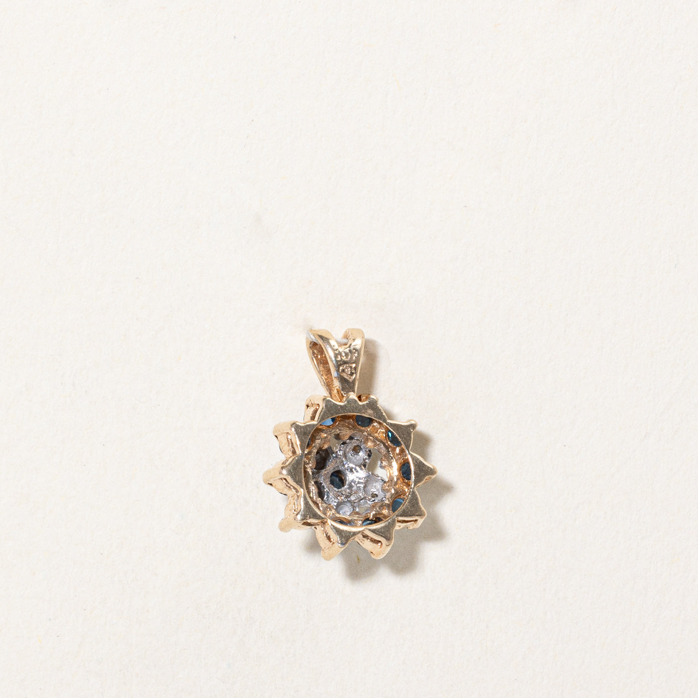 Exquisite 0.12ctw Sapphire & 0.02ctw Diamond Pendant Necklace - Elegant 925 Sterling Silver Jewelry for Women - Perfect Gift for Birthday, Anniversary & Valentine's Day