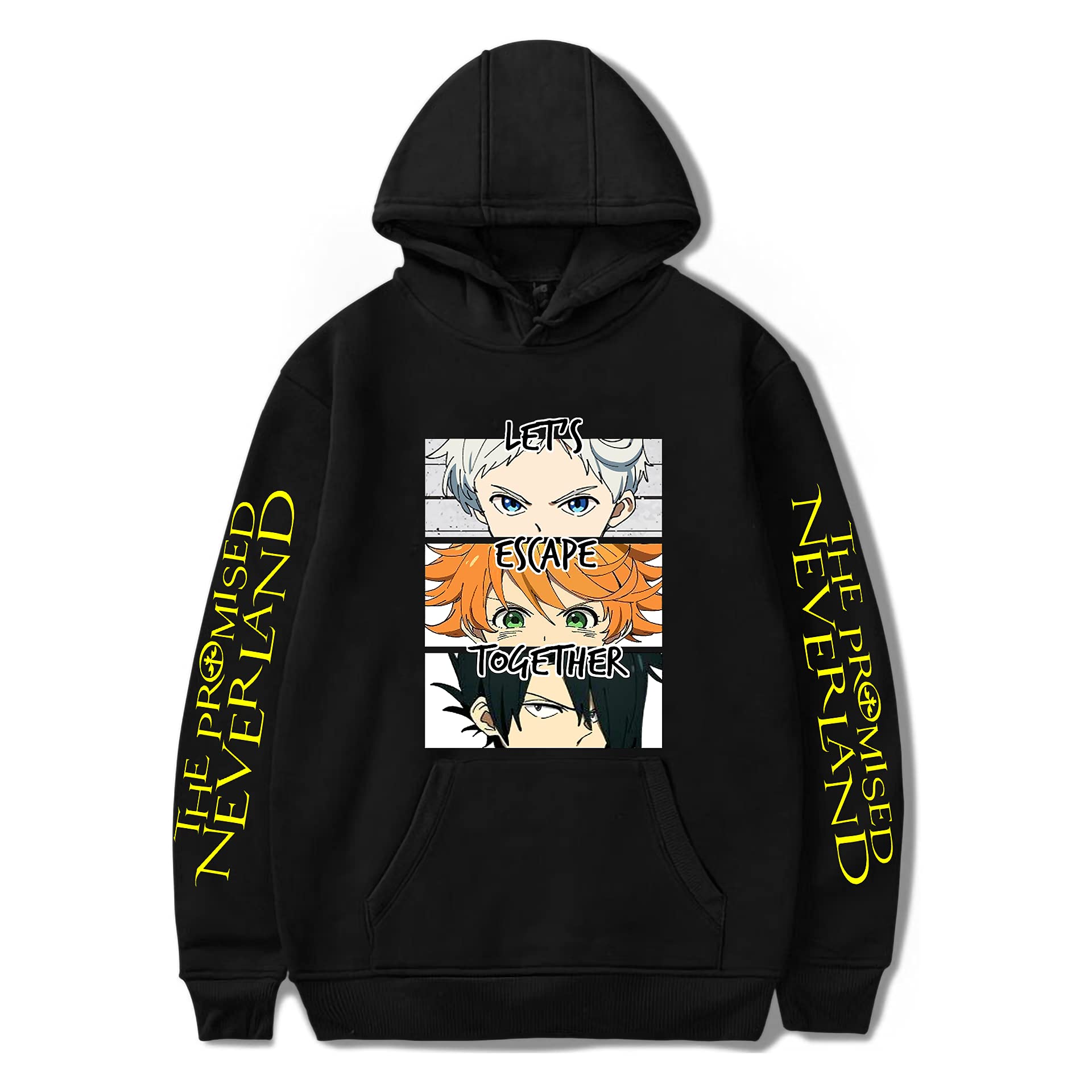 The Promised Neverland Anime Hoodie - Emma & Norman Unisex Sweatshirt for Men & Women | Casual Wear, Cosplay & Anime Fan Gift