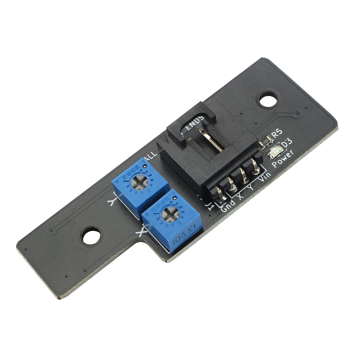 FYSETC Vorn 2.4 Hall Effect Endstop Switch - X/Y Axis Limit Sensor Board for 3D Printers (5V, Automatic, Gold Contact, Black) - Perfect for Voron 2.4, Rat Rig & DIY 3D Printer Projects