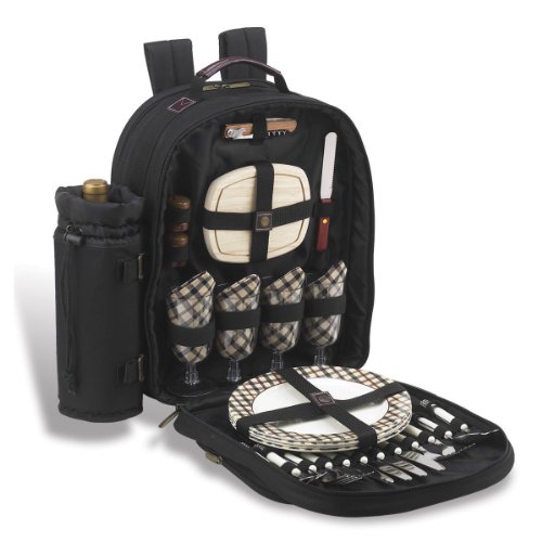 Black W/London Plaid