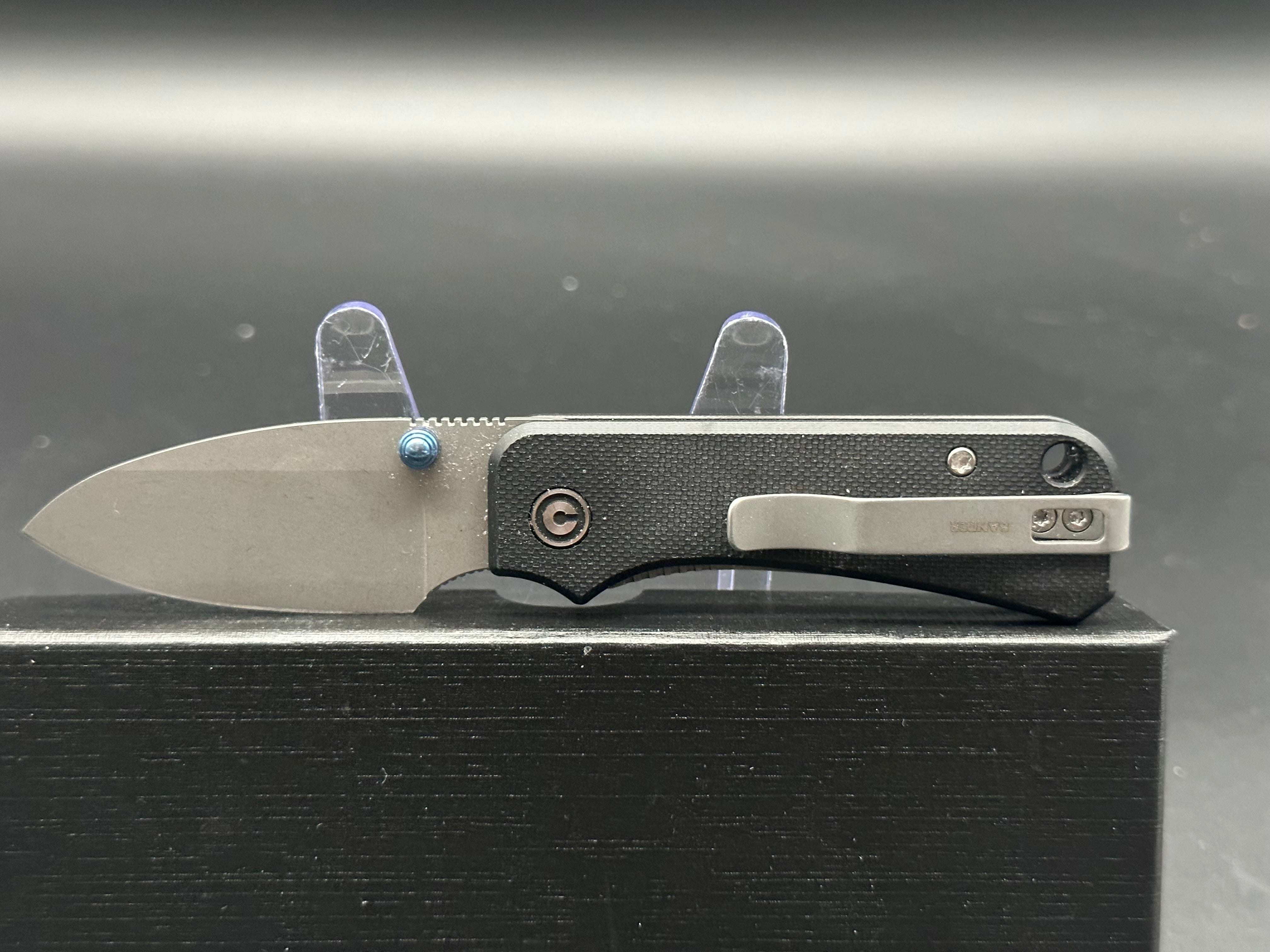 Civivi Baby Banter Folding Pocket Knife - Black G10 Handle, Compact EDC Knife for Everyday Carry, Outdoor, Camping & Survival