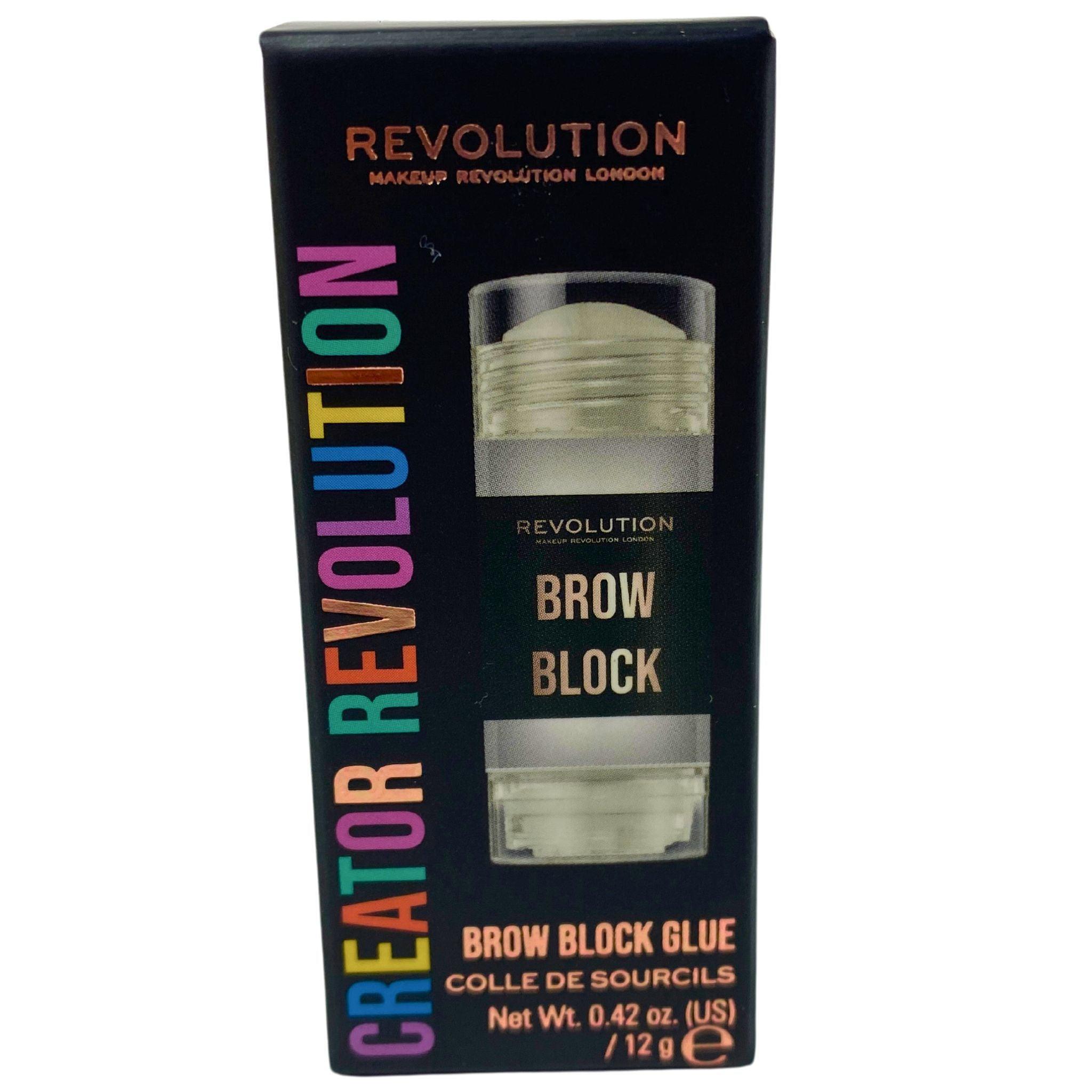 Revolution Brow Blocking Glue - Strong Hold Brow Gel for Smooth, Flawless Brows - 0.42oz (72 Pcs Lot) - Perfect for Eyebrow Styling, Makeup Looks & All-Day Wear