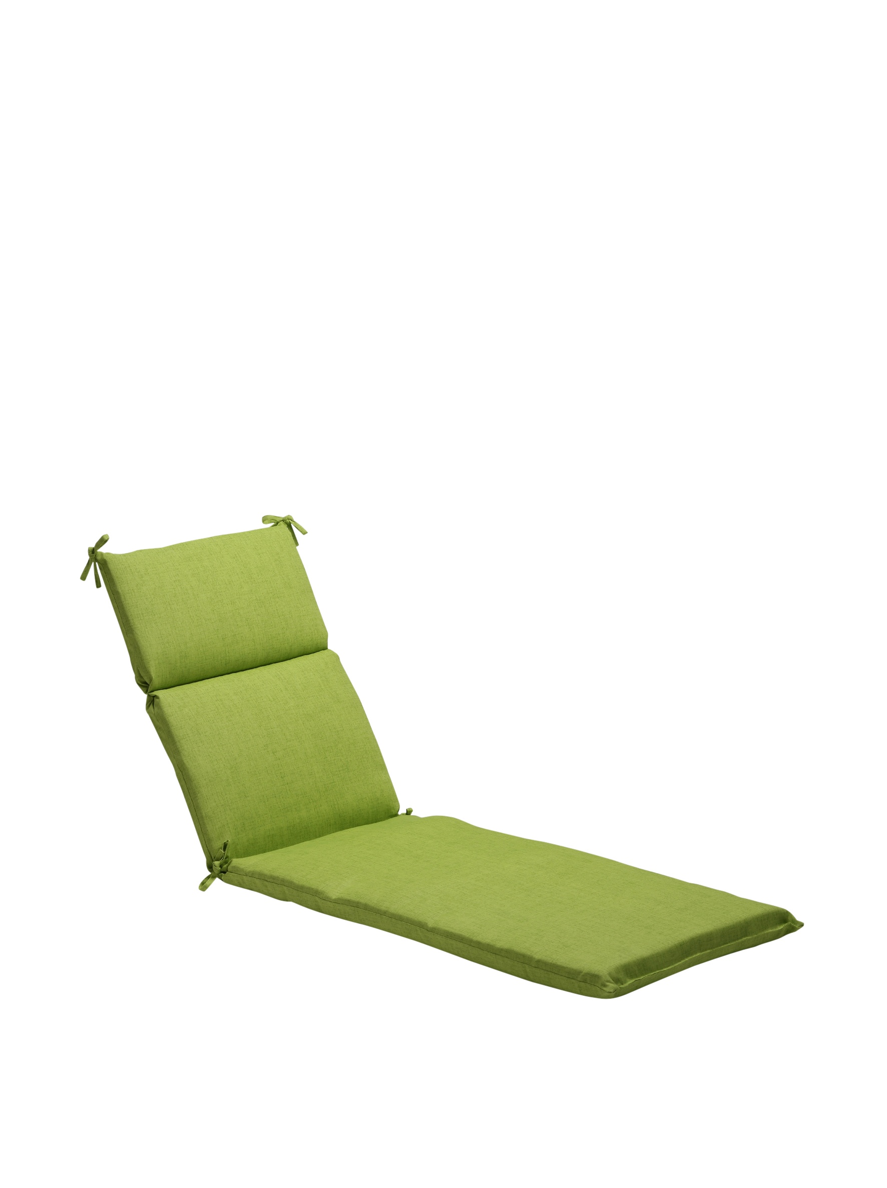 Pillow Perfect Pompeii Solid Green Indoor/Outdoor Chaise Lounge Cushion - 72.5