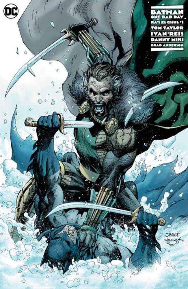 Batman One Bad Day Ras Al Ghul #1 Comic Book - Jim Lee Scott Williams & Alex Sinclair Variant Cover B | DC Comics Graphic Novel | Perfect for Collectors & Superhero Fans