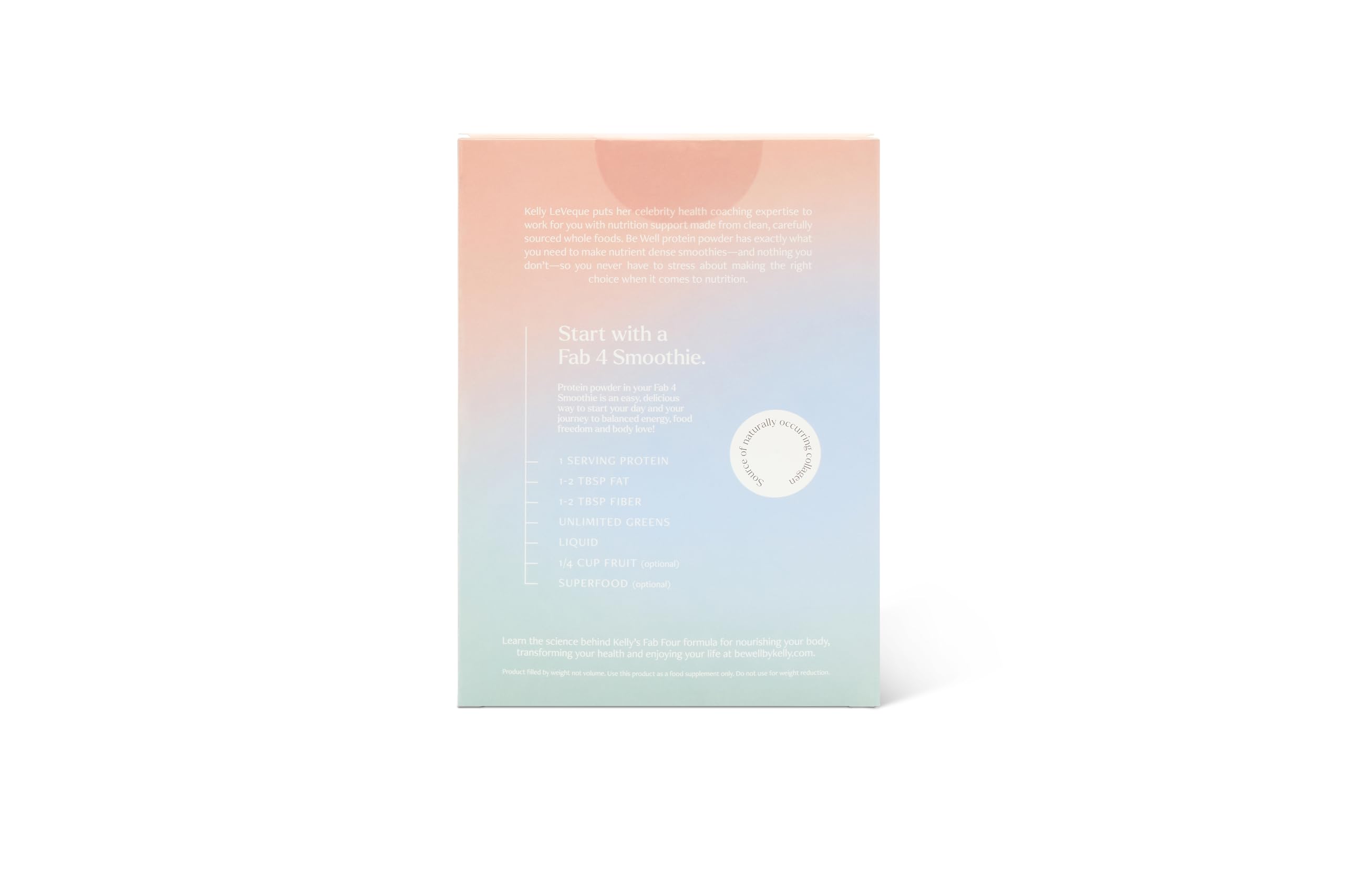 Be Well by Kelly Grass-Fed Beef Protein Powder Sample Pack - Paleo & Keto Friendly, Dairy-Free, Gluten-Free, Low Carb Protein Powder with BCAAs & Collagen - 3 Servings for Post-Workout Recovery & Healthy Lifestyle
