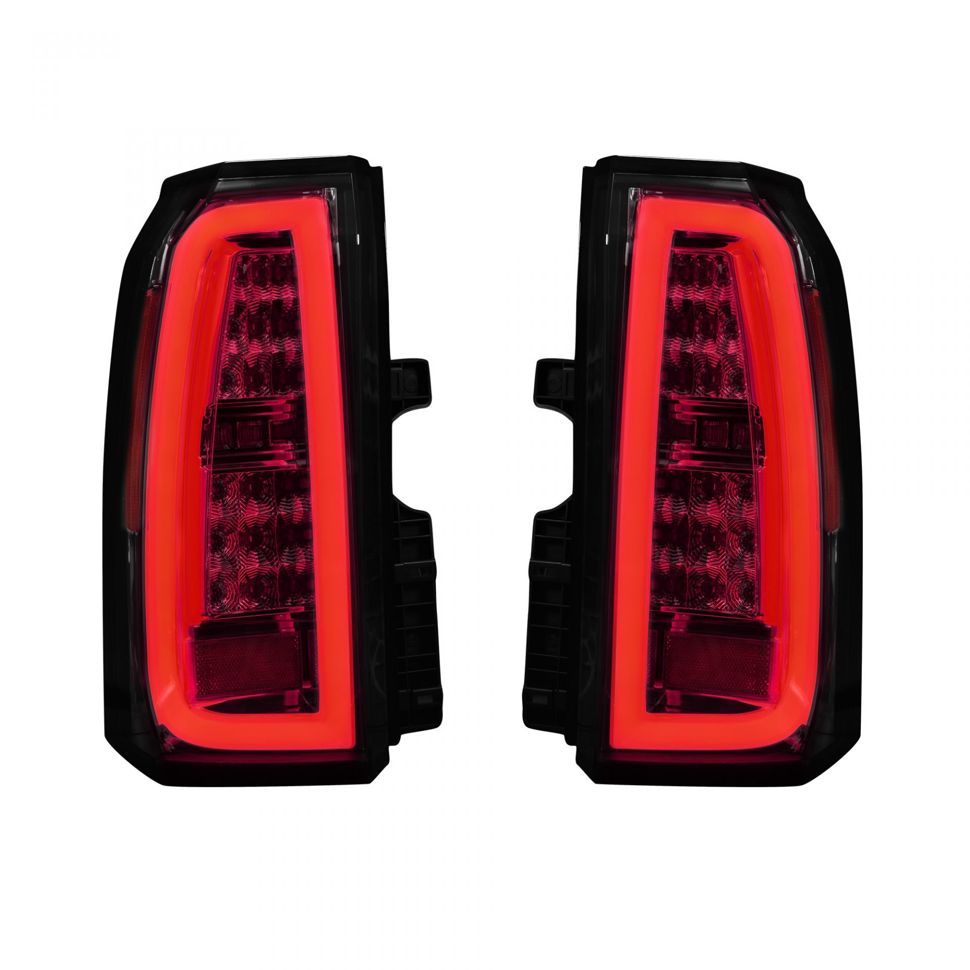 Smoked LED Tail Lights for Chevy Tahoe & Suburban 2015-2020 - OLED Bar Style Design - Upgrade Your Truck's Rear Lighting for Night Driving & Enhanced Safety