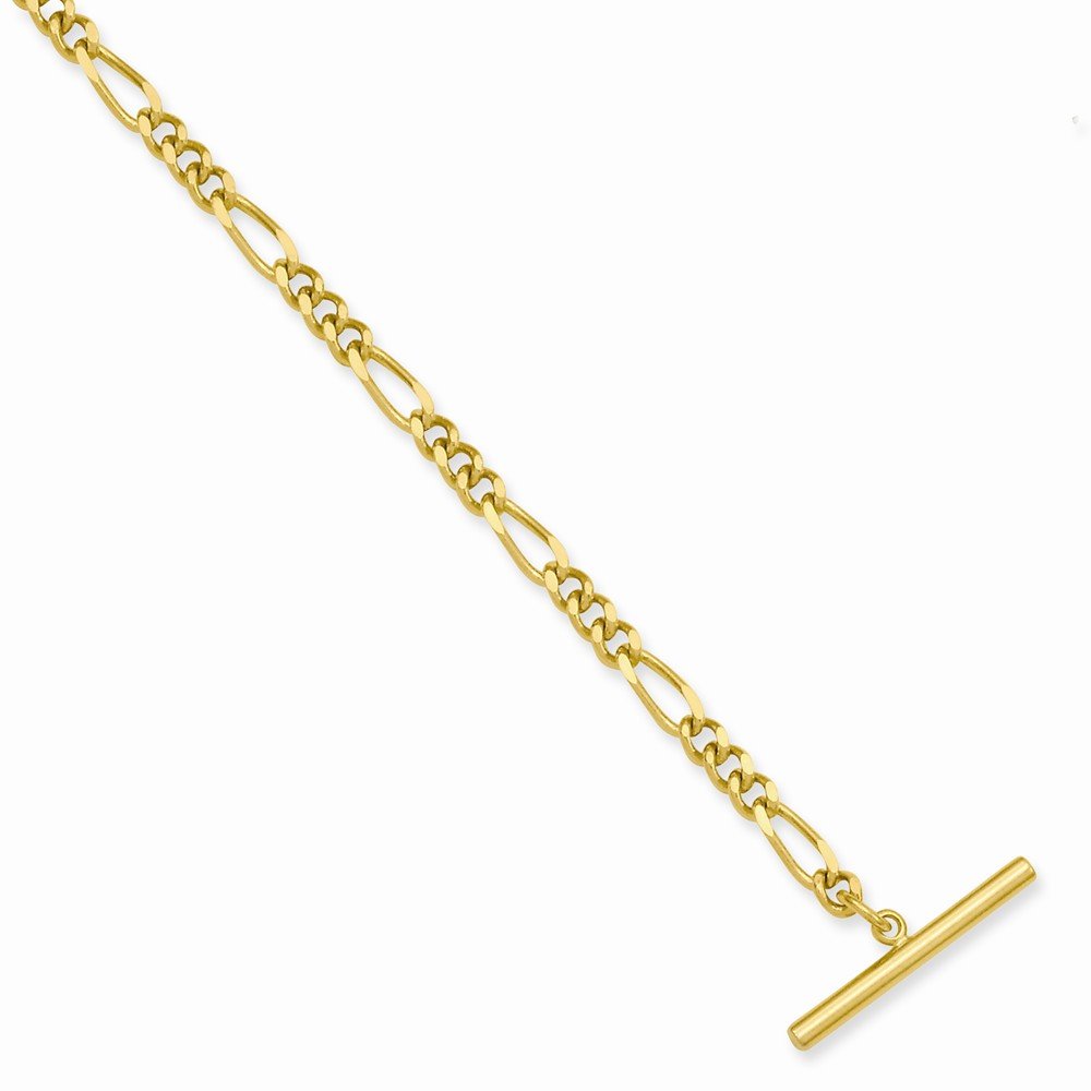 18K Gold Plated Figaro Chain Necklace for Women - Elegant Kelly Waters Design, Perfect Gift for Anniversary, Birthday, Valentine's Day | Ideal for Layering, Everyday Wear & Special Occasions