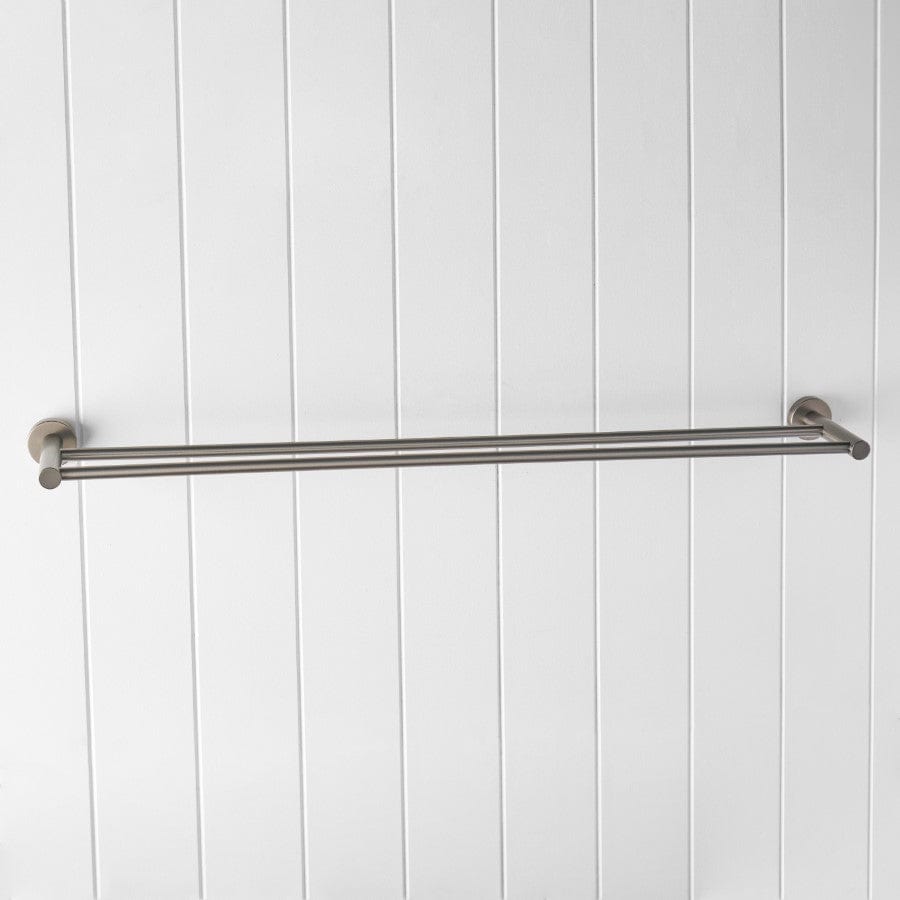 Sydney Double Towel Rail in Gunmetal Finish - Premium Bathroom Towel Holder for Modern Homes - Perfect for Bathrooms, Spas, and Luxury Vanities