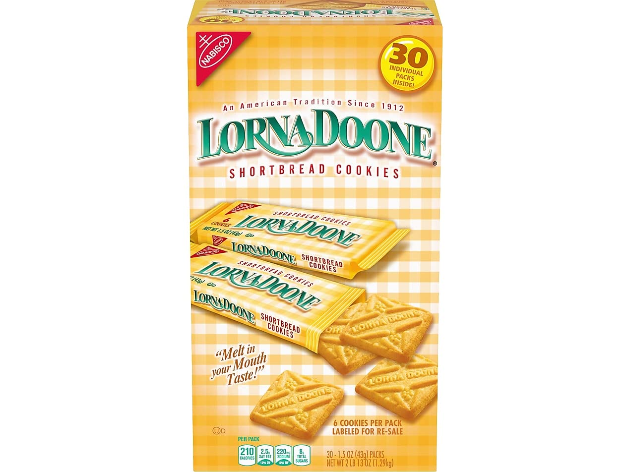 Nabisco Lorna Doone Shortbread Cookies 30ct - Perfect for Tea Time & Gifts