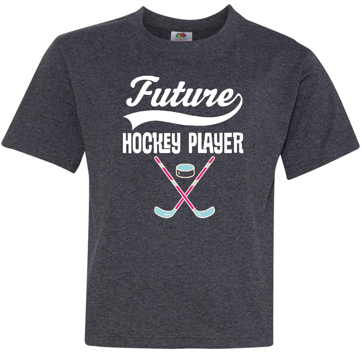 Inktastic Hockey Player Future Youth T-Shirt - Comfortable Kids Sports Tee for Young Athletes | Perfect for Hockey Practice, Games & Fan Apparel
