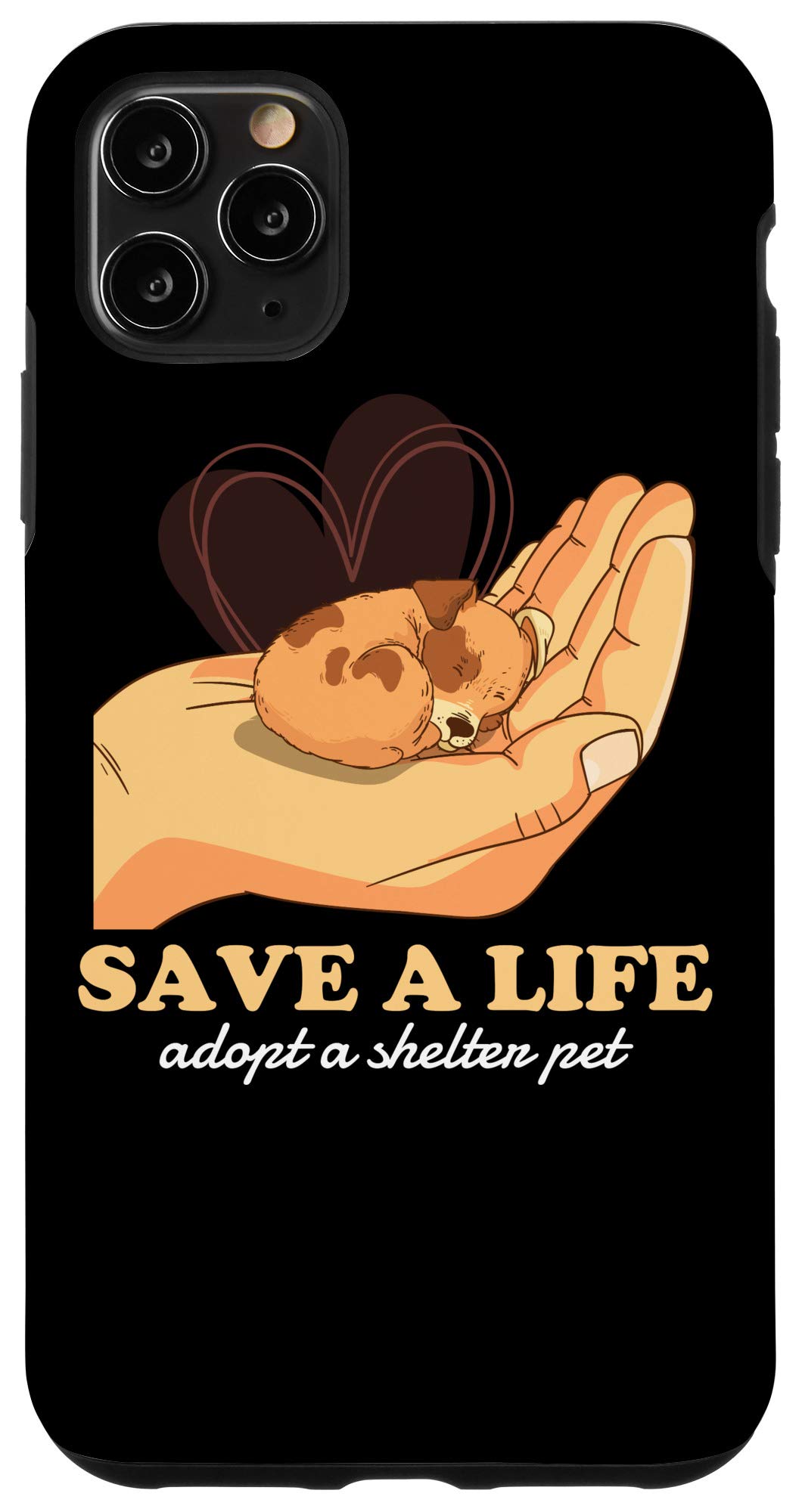 iPhone 11 Pro Max Case - Premium Rescued Dog Adoption Design for Animal Lovers | Perfect Gift for Pet Owners & Dog Rescue Supporters